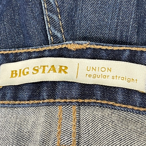 Big Star Union Regular Straight Men’s Denim Jeans Size 34X30 - Picture 5 of 7
